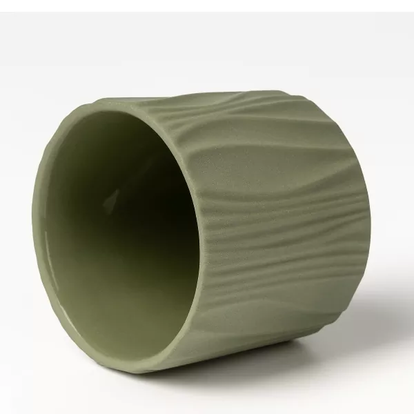 ແທ່ງທຽນເຄລາມິກແບບແນວຕັ້ງສີ່ສີ Matte