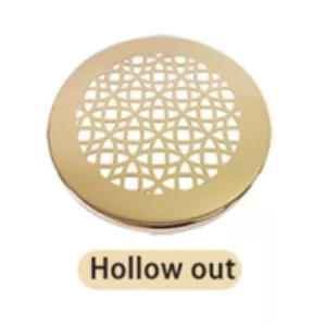 ຝາປິດທີ່ເປັນສີດໍາທີ່ເປັນຮູ